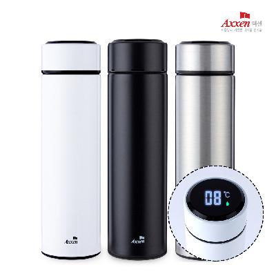물병 물통 액센 온도표시 LED 텀블러 500ml