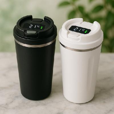 물병 물통 더카인드 온도표시 사무실 텀블러 500ml