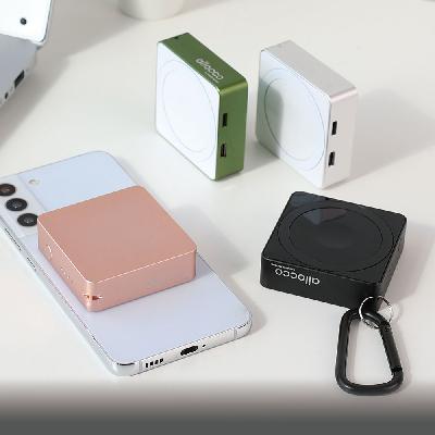 알로꼬 3in1 고속 무선충전 20W 맥세이프 휴대용 보조배터리 5000mAh c타입