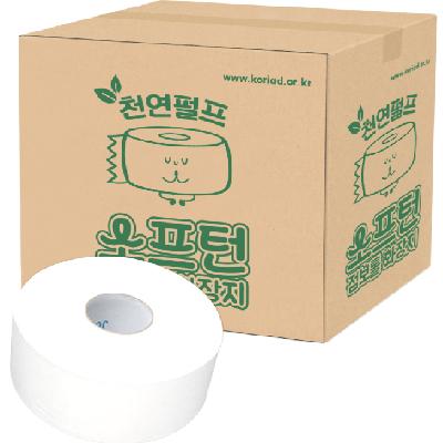 소프턴 천연펄프100% 점보롤 화장지 3겹 200M 16롤/박스