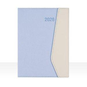 양장다이어리 3단 투톤 민트 별사이즈