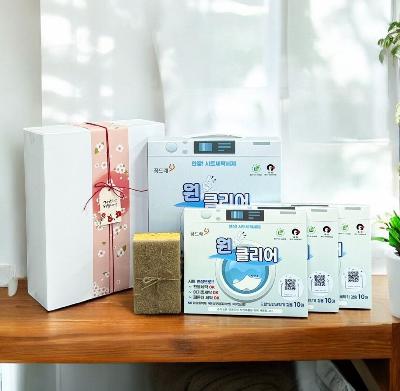 알찬선물세트 원클리어 시트세탁세제