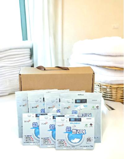 에코선물세트 원클리어 시트세탁세제