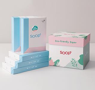 친환경지 75g A4 아웃박스 및 속포장 이미지