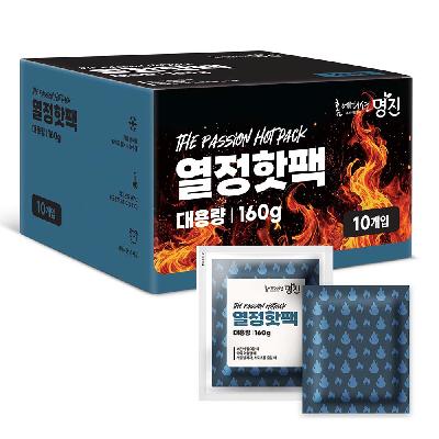명진 열정 핫팩 대용량 160g 보온 겨울