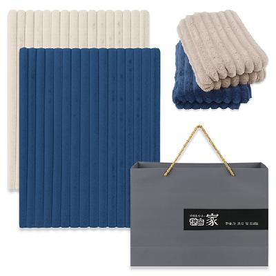 (판촉물 기념품 홍보물 스티커 인쇄) 대형 극세사 밍크담요 90cm x 130cm+쇼핑백