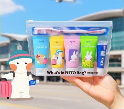 (판촉물 기념품 홍보물 스티커 인쇄) 캐릭터 여행용세트6종_  