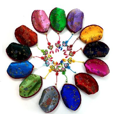 동전지갑 외국인 선물 전통 누비 반달지갑 홍보, 판촉, 기념, 선물, 사은, 답례