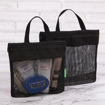 리유저블 메쉬 워시백, 친환경 여행용파우치 2종 가방, 홍보, 판촉, 기념, 선물, 사은, 답례