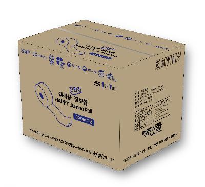 행복둘친환경점보롤화장지 300M 2겹