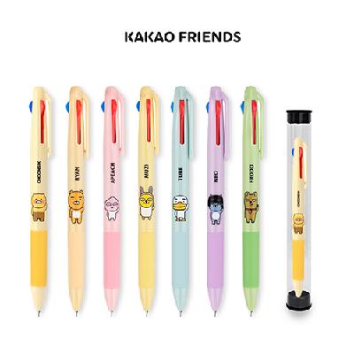 카카오 3색 볼펜 케이스 세트 홍보, 판촉, 기념, 선물, 사은, 답례, 명절