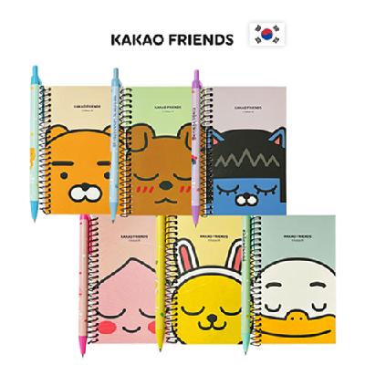 카카오프렌즈 INC 미니 수첩 세트 수첩+볼펜 홍보, 판촉, 기념, 선물, 사은, 답례, 명절