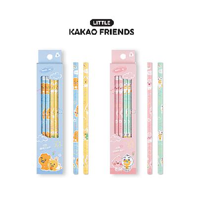 카카오 리틀프렌즈 4본 연필 세트 홍보, 판촉, 기념, 선물, 사은, 답례, 명절