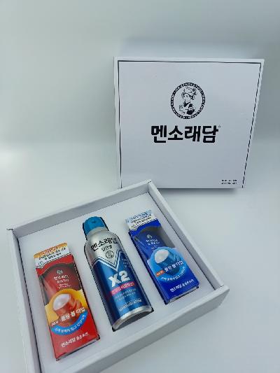 멘소래담 딥앤쿨 스프레이 & 쿨 롤온 로션 & 마사지 롤온 로션 3종 세트 홍보, 판촉, 기념, 선물, 사은, 답례, 명절