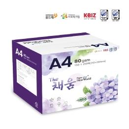 프리미엄 복사용지A4 80g The 채움 (뚜껑박스) 복사지 복사용지A4 복사지A4 용지A4 A4복사용지 A4복사지 A4용지 프린터 채움 사무용지A4 에스디워크 새로운세상