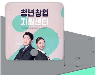 동굴이 (사각) 부채  홍보, 판촉, 기념, 선물, 사은, 답례