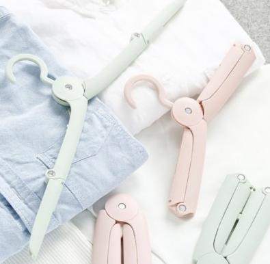 파스텔 멀티 접이식 옷걸이 휴대용 여행