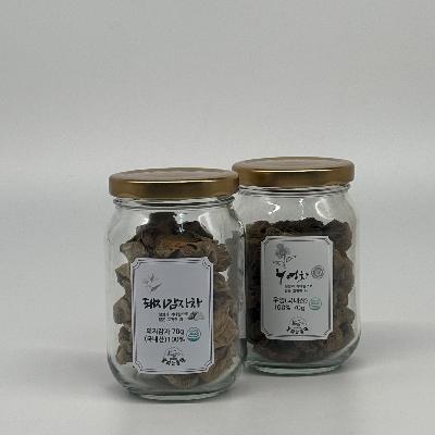 우엉차 + 돼지감자차 유리병 2p, 3p 혼합