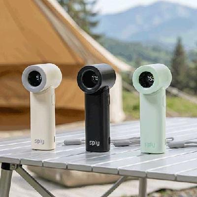 (판촉물 기념품 홍보물 스티커 인쇄)  스플리 에어팝 4500mAh BLDC 초미니 선풍기