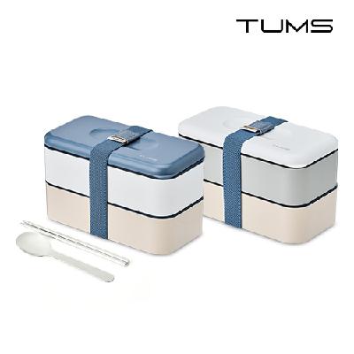 (판촉물 기념품 홍보물 스티커 인쇄) 텀스 컬러샌드 스텐 런치박스 + 수저세트