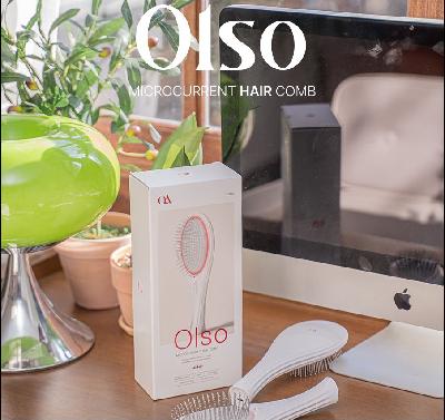 Olso CLB10 음이온 헤어 브러쉬 두피 마사지기 2가지 미세전류 모드 와 진동모드 홍보, 판촉, 기념, 선물, 사은, 답례