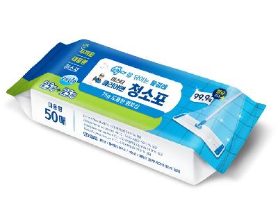 숨 물걸래 청소포 25+25 50매 홍보, 판촉, 기념, 선물, 사은, 답례