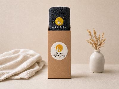 추석선물 보름달 토끼 호텔수건(타올,타월)