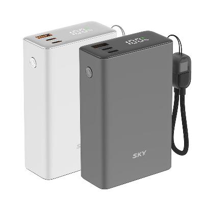 (판촉물 기념품 홍보물 스티커 인쇄) 스카이 필 솔리드 반고체 세이프 20000mAh PD QC 22.5W 고속 충전 보조배터리