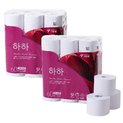 그린내 하하 친환경 롤티슈 60m(48롤)