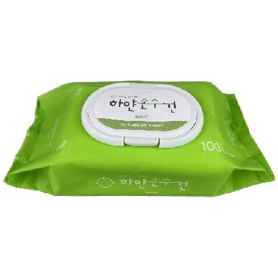 하얀손수건 플레인 물티슈(100매)-학산보호작업장(서울판매시설)