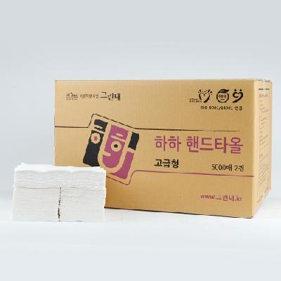 하하 핸드타올 고급지(5,000매)-그린내(서울판매시설)