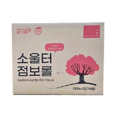 점보롤화장지 300m/두겹(16롤)-소울터보호작업장(서울판매시설)