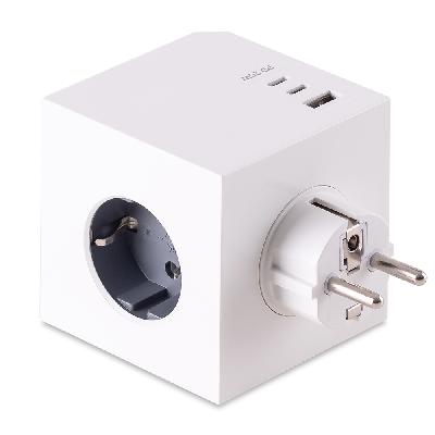 플라이토 블록 PD 20W 고용량 멀티탭 3구 C타입 2포트 USB 1포트 홍보, 판촉, 기념, 선물, 사은, 답례