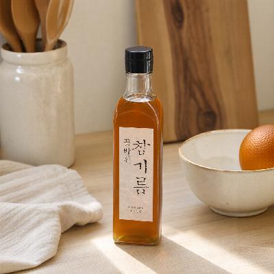 꽃바위 참기름 선물세트