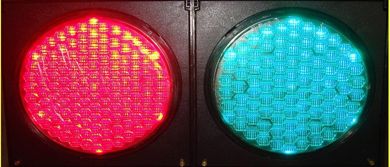 LED교통신호등 1면2색(적색,녹색/R,G)