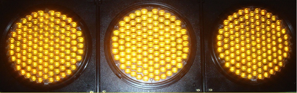 LED교통신호등 1면3색(황색/Y,Y,Y)