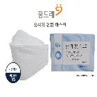 (일회용)꿈드래 숨쉬기 편한마스크(대형, 흰색, 벌크형50매)
