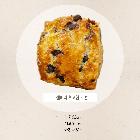 우리밀 크랜베리초코칩 스콘