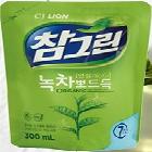 참그린 녹차 뽀드득 300ml(300g)(리필)