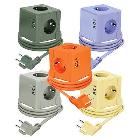 티메코_SF02 SF코팅 큐브멀티탭 와이어형 1.8M