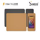 (판촉물 기념품 홍보물 스티커 인쇄) 에스모도 고속 15W 무선충전 분리형 마우스패드 221