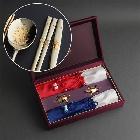 명품장수거북24K금도금 티타늄코팅수저 2인용