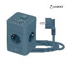 (판촉물 기념품 홍보물 스티커 인쇄) 에코너-MT08 타워 멀티탭/큐브형 