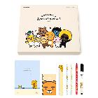 (판촉물 기념품 홍보물 스티커 인쇄)  카카오프렌즈 다온 문구세트3 라이언세트/입학선물