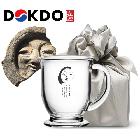 (판촉물 기념품 홍보물 스티커 인쇄)  한국전통 에디션 수막새 신라미소 드로잉 글라스 머그컵 440ml 보자기 선물포장 기념품