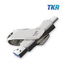 (판촉물 기념품 홍보물 스티커 인쇄) TKR L30 Type-C OTG USB3.2 GEN1 듀얼커넥터 USB메모리 32GB