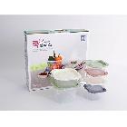 (판촉물 기념품 홍보물 스티커 인쇄) 올뉴 쿡플러스 점보 1호 6종 밀폐용기 12p세트/선물세트