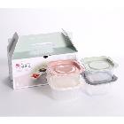 (판촉물 기념품 홍보물 스티커 인쇄) 쿡플러스 2호 4종 밀폐용기 8P세트/선물세트