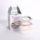 (판촉물 기념품 홍보물 스티커 인쇄) 올뉴 쿡플러스 1호 3종 밀폐용기 6p세트