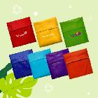 (판촉물 기념품 홍보물 스티커 인쇄)  무지 접이식 포켓 장바구니